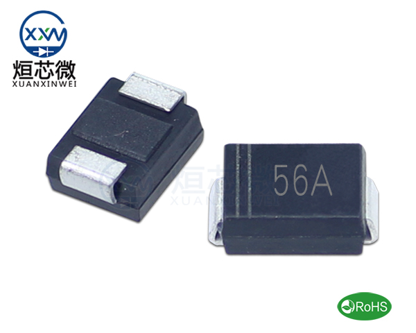 P6SMB56A參數(shù),TVS二極管P6SMB56A瞬態(tài)(變)抑制二極管